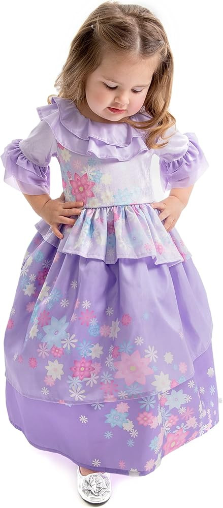 Little Adventures Flower Princess Dress Up Costume - Machine Washable Girls Child Pretend Play Pa... | Amazon (US)