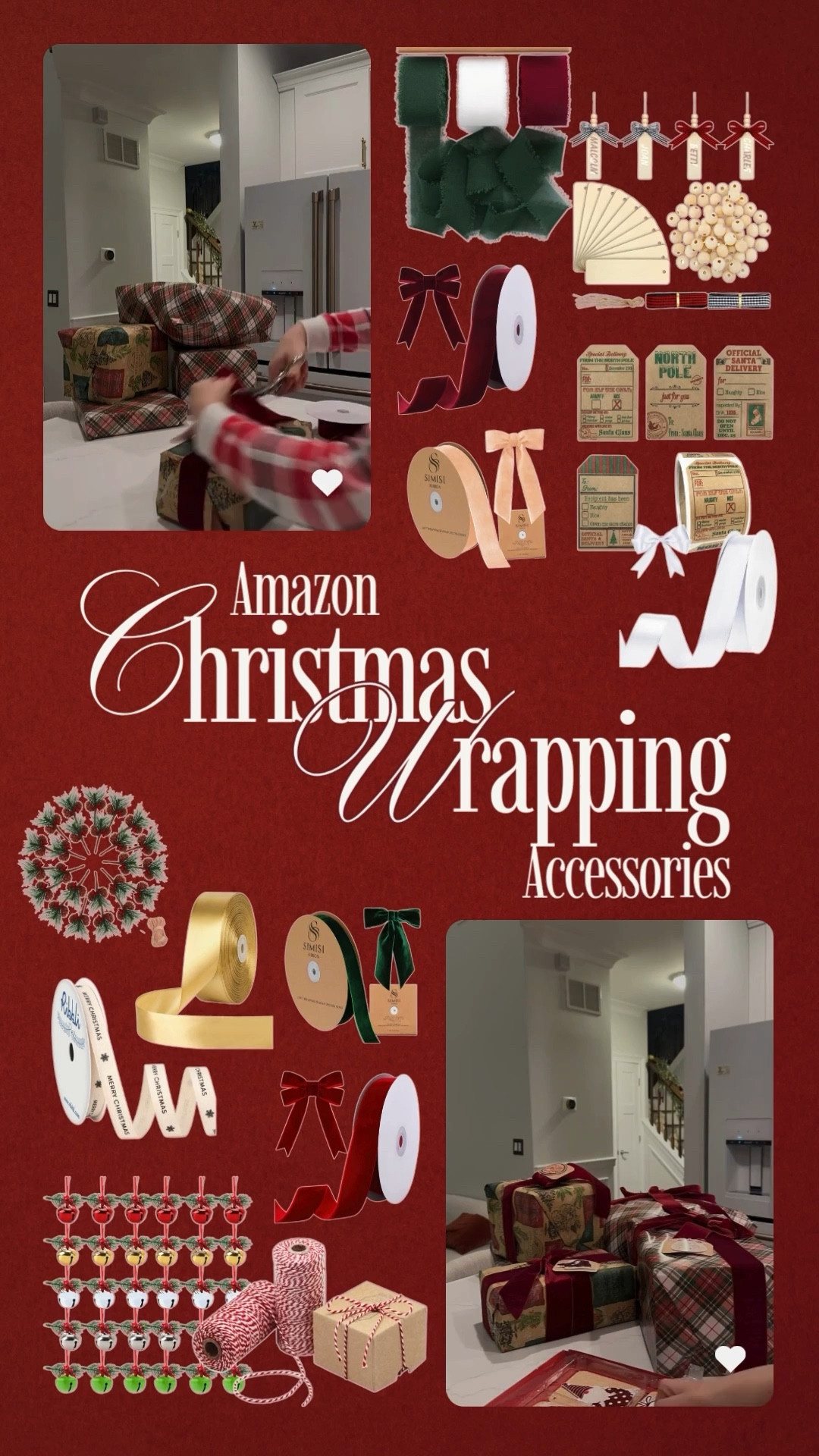 I’ve been loving these Amazon Christmas wrapping accessories!
From luxe velvet ribbons to classic bows, gift tags & wrapping essentials, these are affordable finds that instantly elevate your gift wrapping!
Shop all my Christmas wrapping favorites on my LTK 🎁

Christmas wrapping accessories, holiday gift wrap, velvet ribbon, Christmas bows, gift tags, Amazon Christmas finds, festive wrapping supplies, holiday decor gifts

#LTKSeasonal #LTKHoliday #LTKGiftGuide #ChristmasDecor #HolidayGifting #GiftWrapping #AmazonFinds #ChristmasPrep

#LTKSeasonal #LTKGiftGuide #LTKHoliday