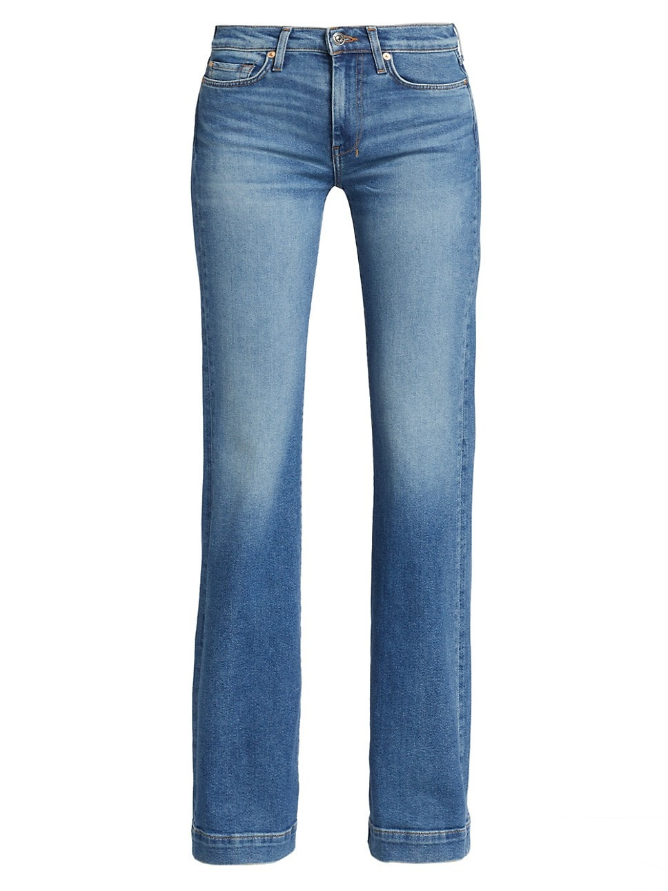 Dojo Low-Rise Wide-Leg Stretch Flare Jeans | Saks Fifth Avenue