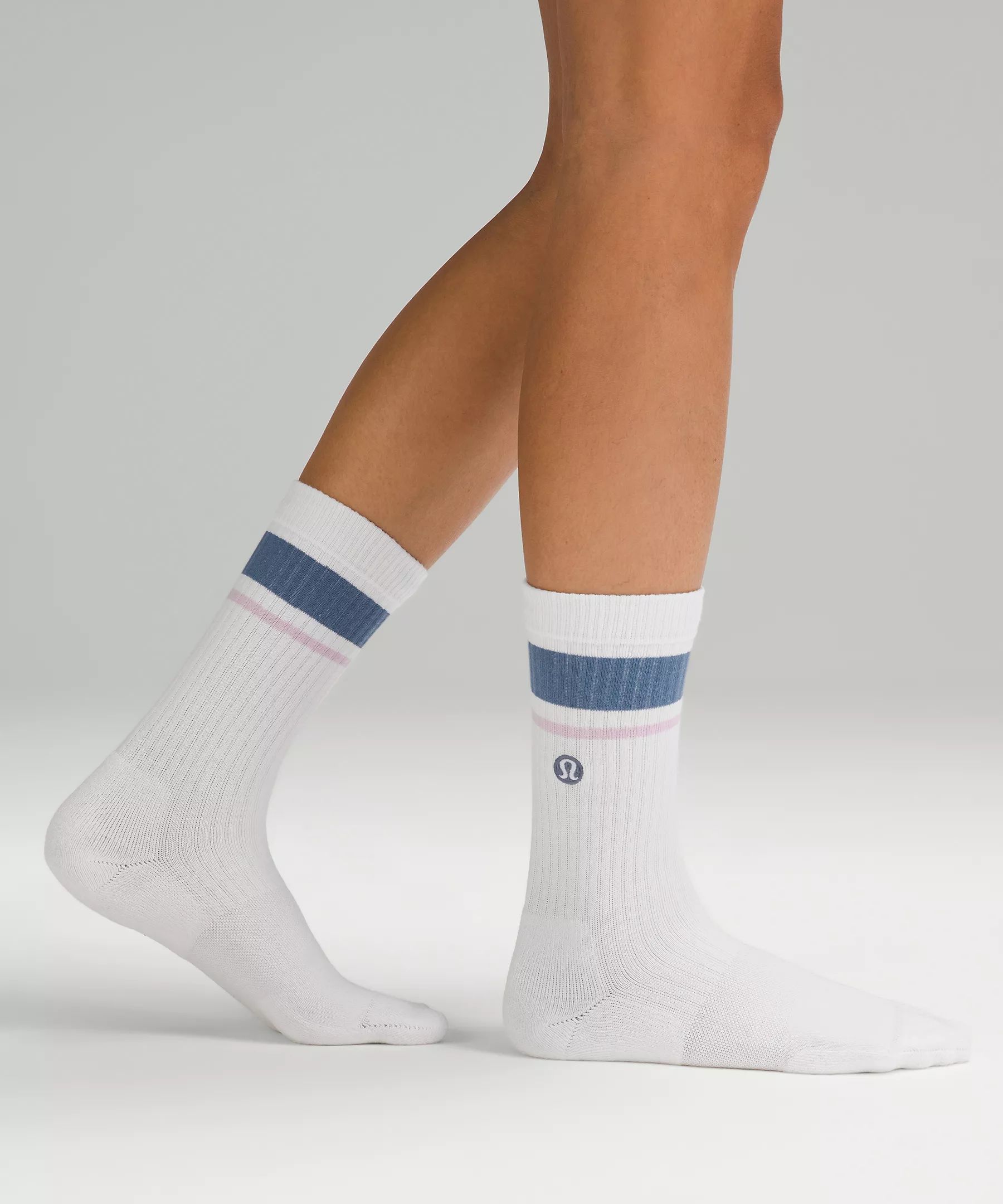 Women's Daily Stride Ribbed Comfort Crew Socks | Women's Socks | lululemon | Lululemon (US)