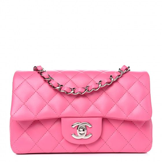 CHANEL

Lambskin Quilted Mini Rectangular Flap Pink | Fashionphile
