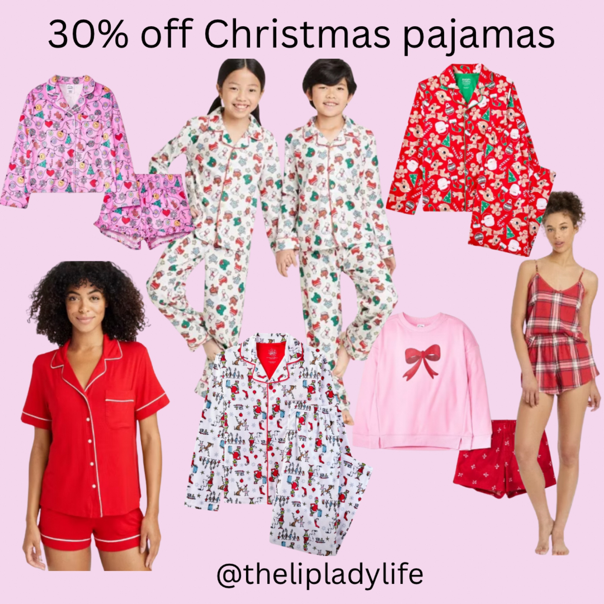 Cute Christmas pajamas for the family on sale at target! 30% off! #target #targetsale #targetfind #christmas #christmaspajamas #familymatching 

#LTKStyleTip #LTKFamily #LTKFindsUnder50