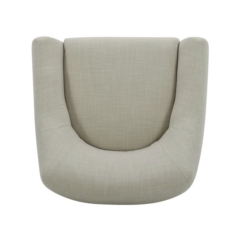 Better Homes & Gardens Emerson Curvy Accent Chair, Cream Linen | Walmart (US)