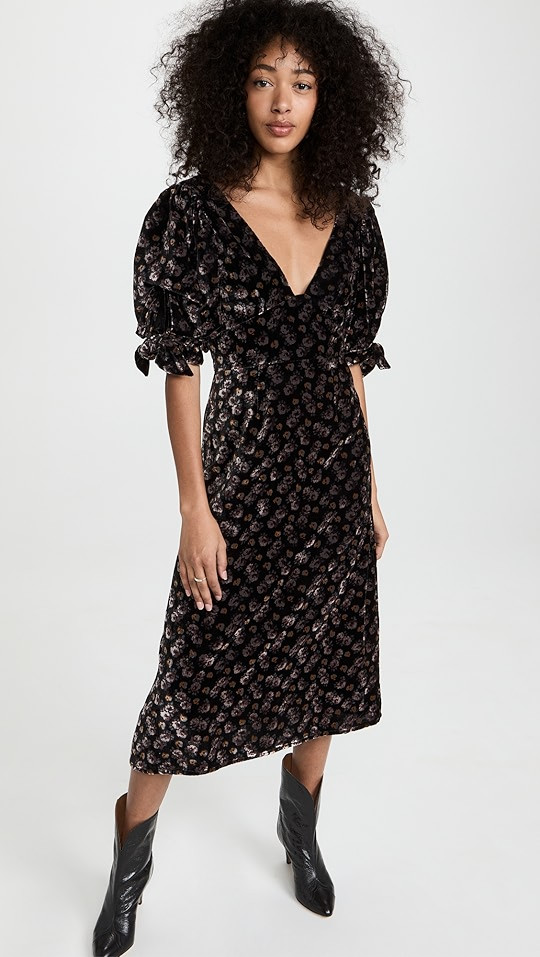Valerie Back Tie Midi Dress | Shopbop