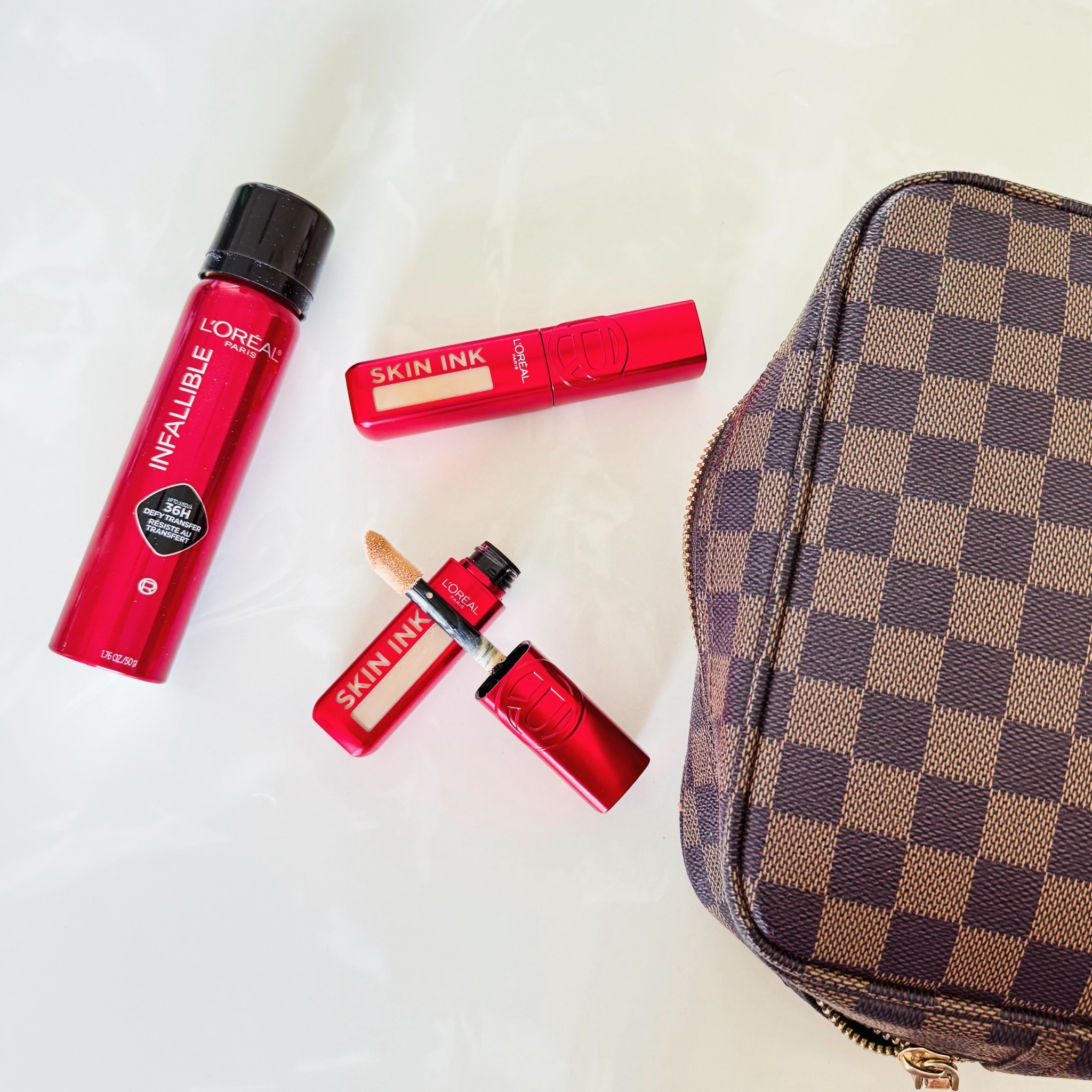 Okay, this one’s a keeper!  Finding makeup that actually lasts all day is always a #momwin 🙌  I’m loving L’Oreal’s new Infallible Skin Ink 2-in-1 Foundation Concealer which gives me great coverage without feeling heavy, evens out my skin and their setting spray helps it stay put through all the chaos that’s in my day. 

#LTKgrwm #LTKOver40 #LTKmomlife