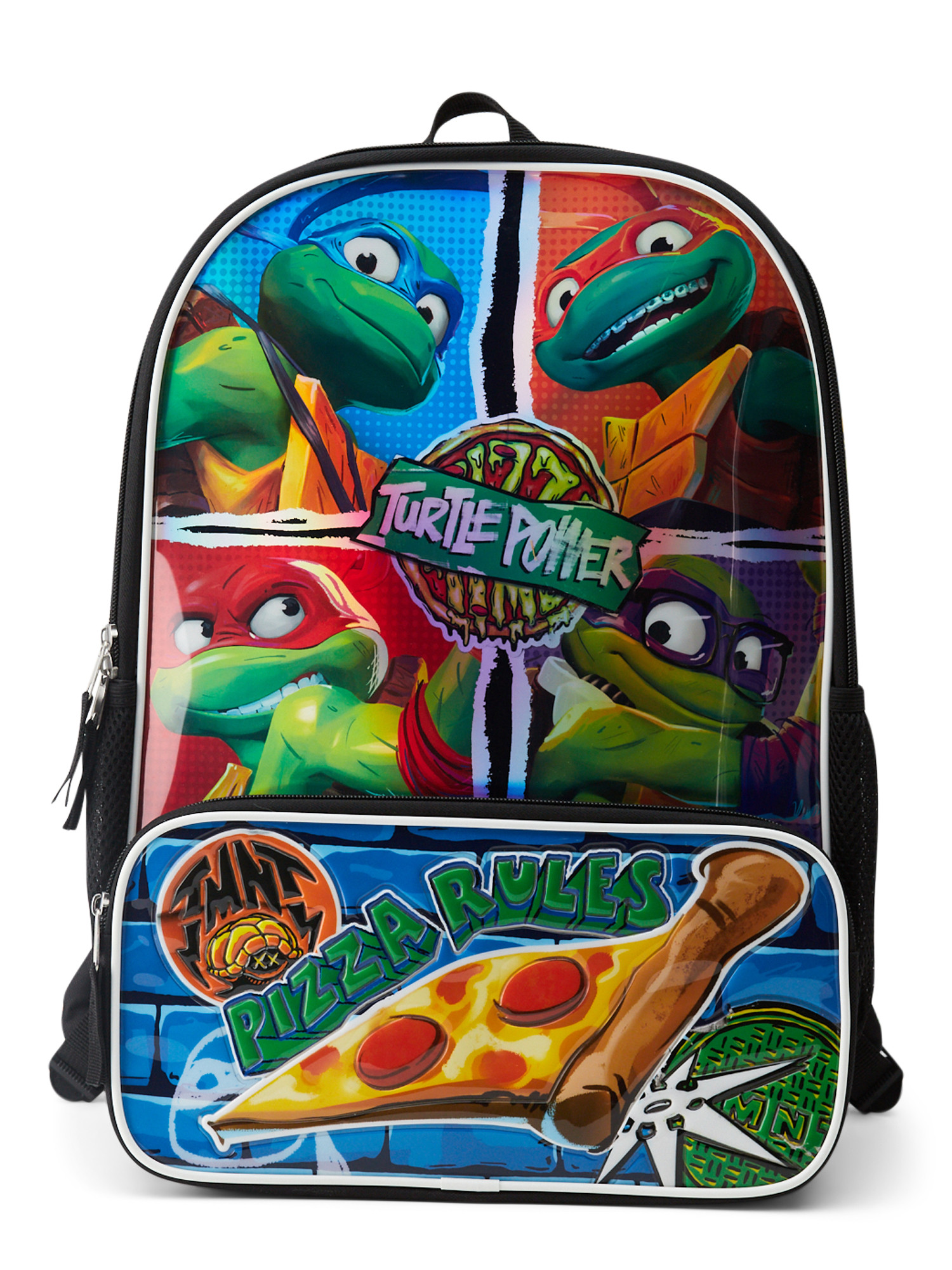 Nickelodeon Ninja Turtle Boy's 17" Backpack, Black | Walmart (US)