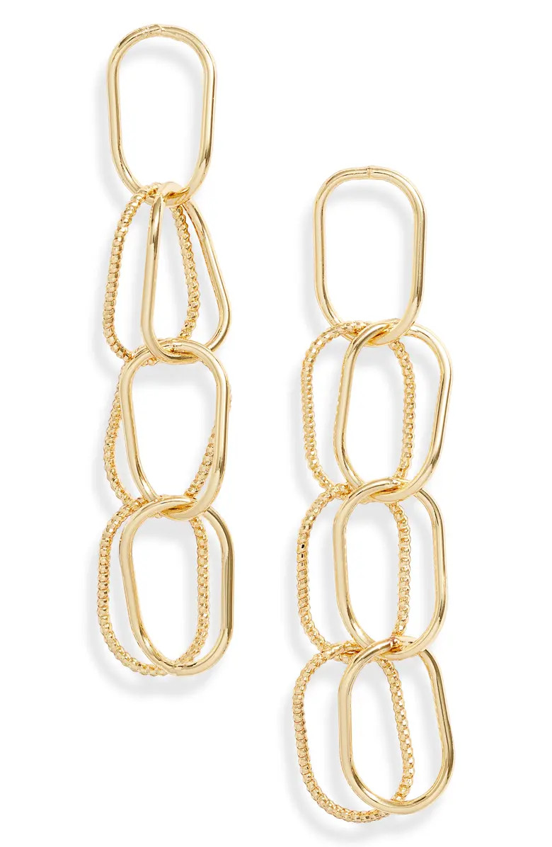 Mixed Link Drop Earrings | Nordstrom