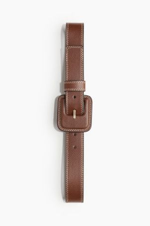 Wide Waist Belt - White - Ladies | H&M US | H&M (US + CA)