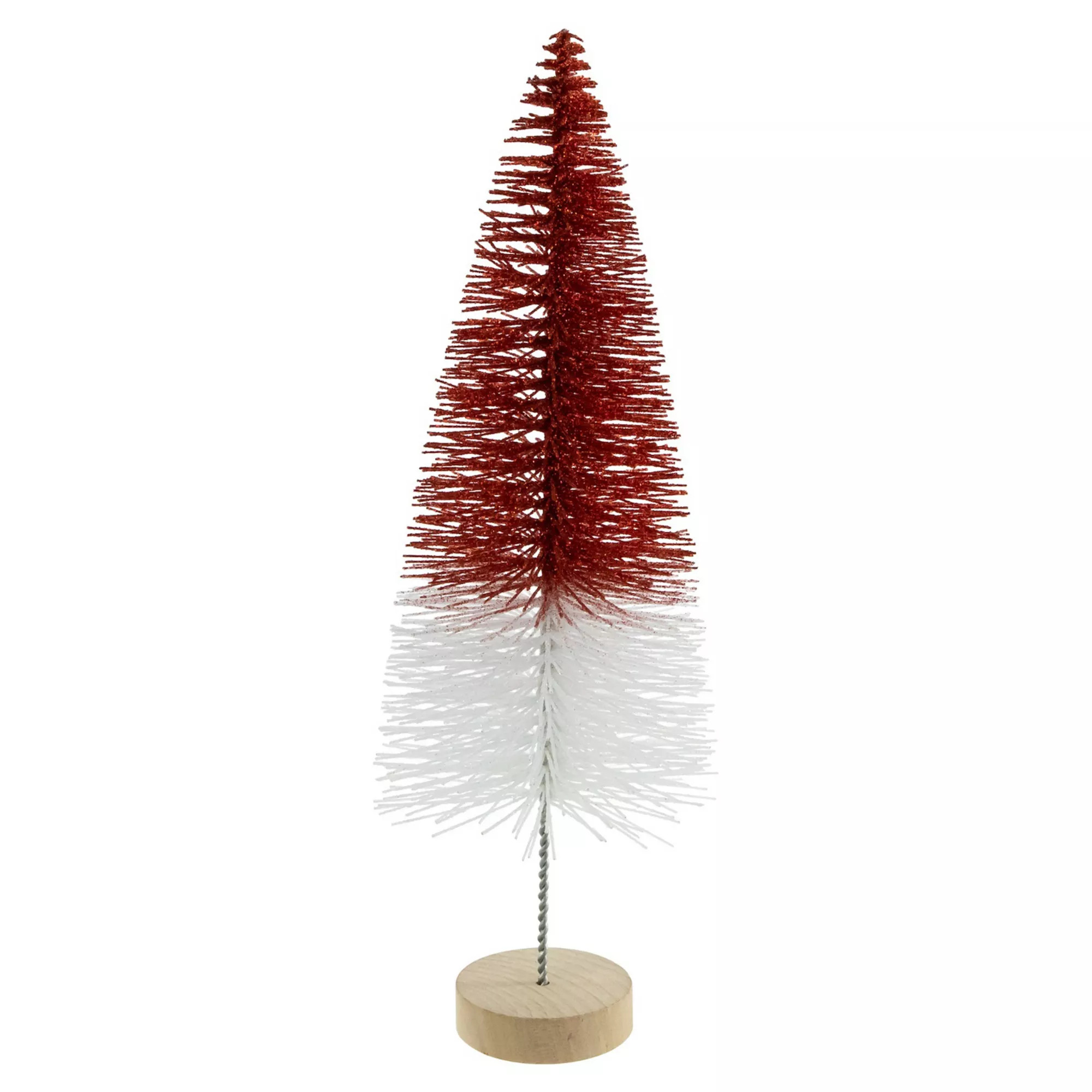 Northlight 12-Inch Glittered Bottlebrush Christmas Tree Table Decor | Kohl's