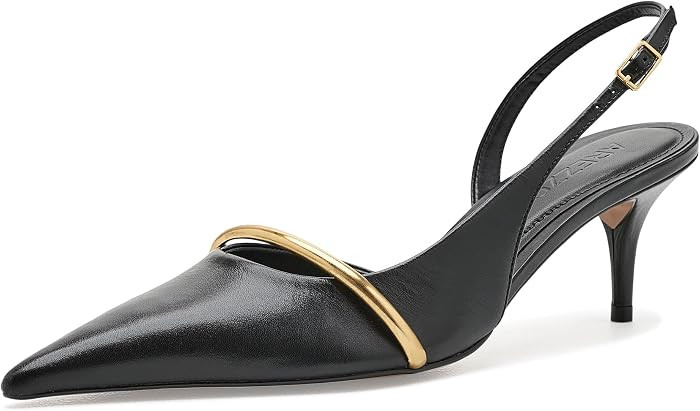 Arezzo Women's Margaret Mid Stiletto Pumps | Amazon (US)