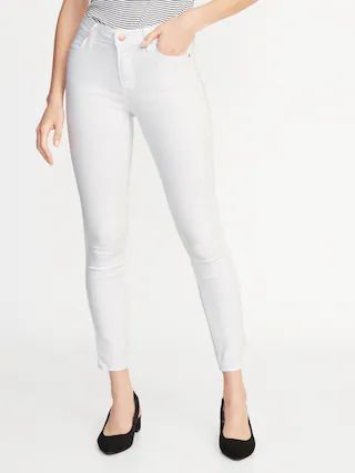 White Super Skinny Ankle Jeans for Women | Old Navy US