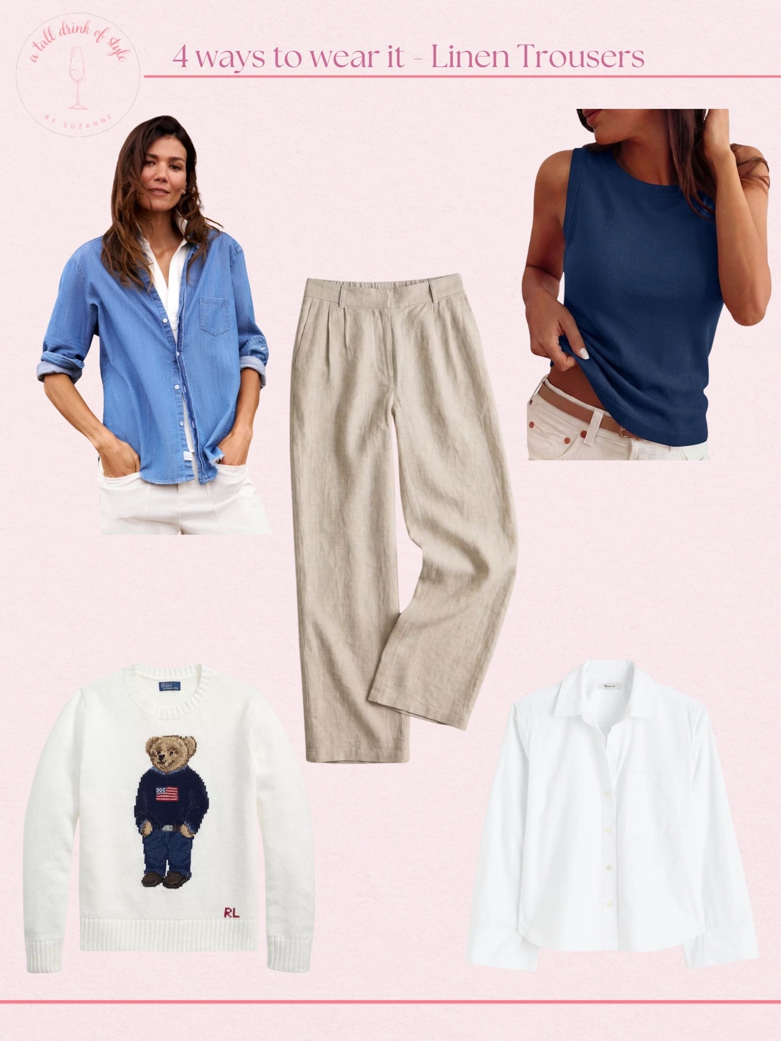Linen pants! 4 ways to wear these trendy, yet classic pants

#LTKootd #LTKOver40 #LTKSeasonal