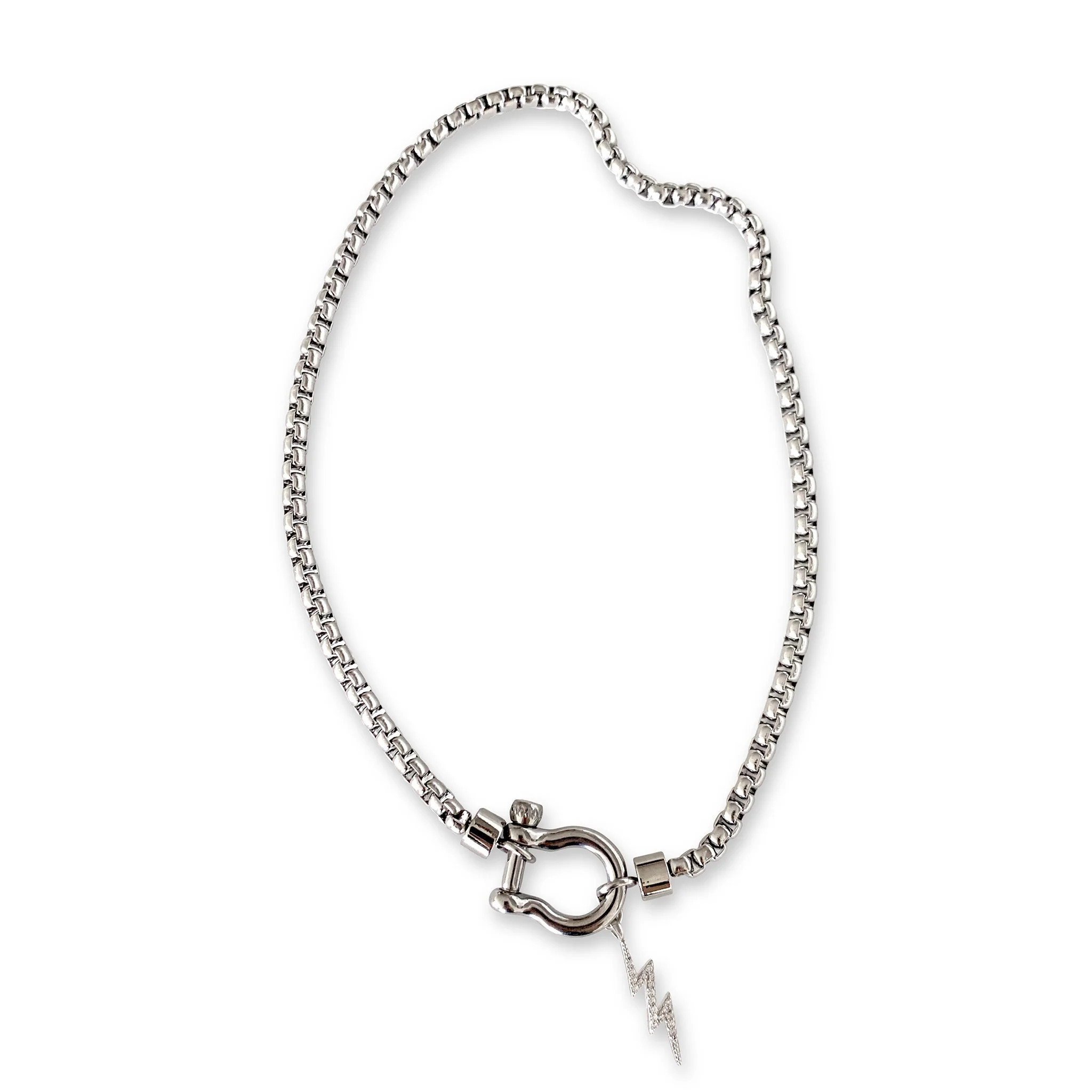 HERRADURA THUNDER  NECKLACE - SILVER | Artizan Joyeria