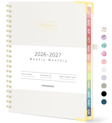 Forvencer Academic Planner 2026-2027, Calendar Jul 2026-Jun 2027, 8.5"x11" | Amazon (US)
