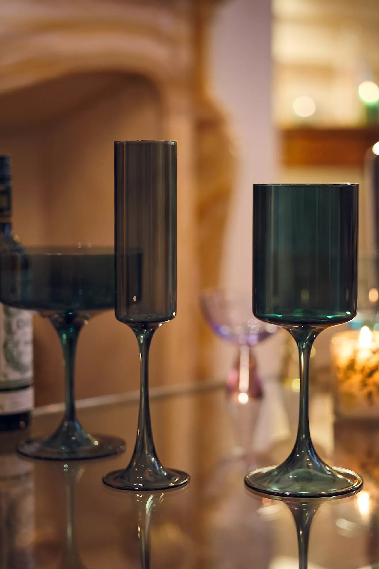 Morgan Wine Glasses, Set of 4 | Anthropologie (US)