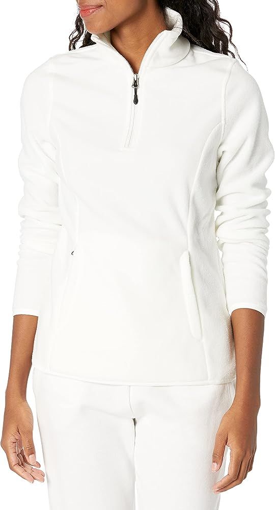 Amazon Essentials Women's Classic Fit Long-Sleeve Quarter-Zip Polar Fleece Pullover Jacket (Availabl | Amazon (US)