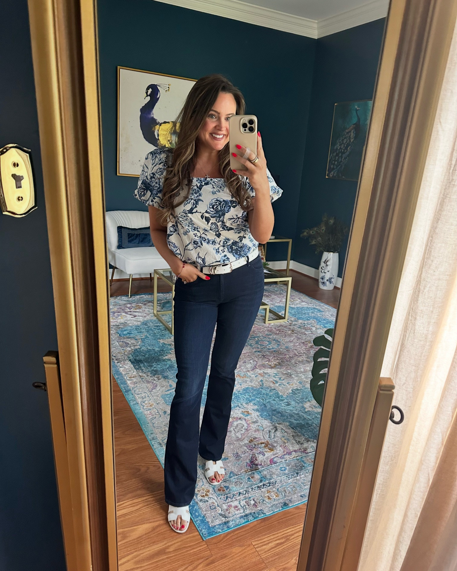 This cotton blouse is perfect for Summer! I took my normal size medium and it fits perfectly.

#LTKSeasonal #LTKSaleAlert #LTKootd