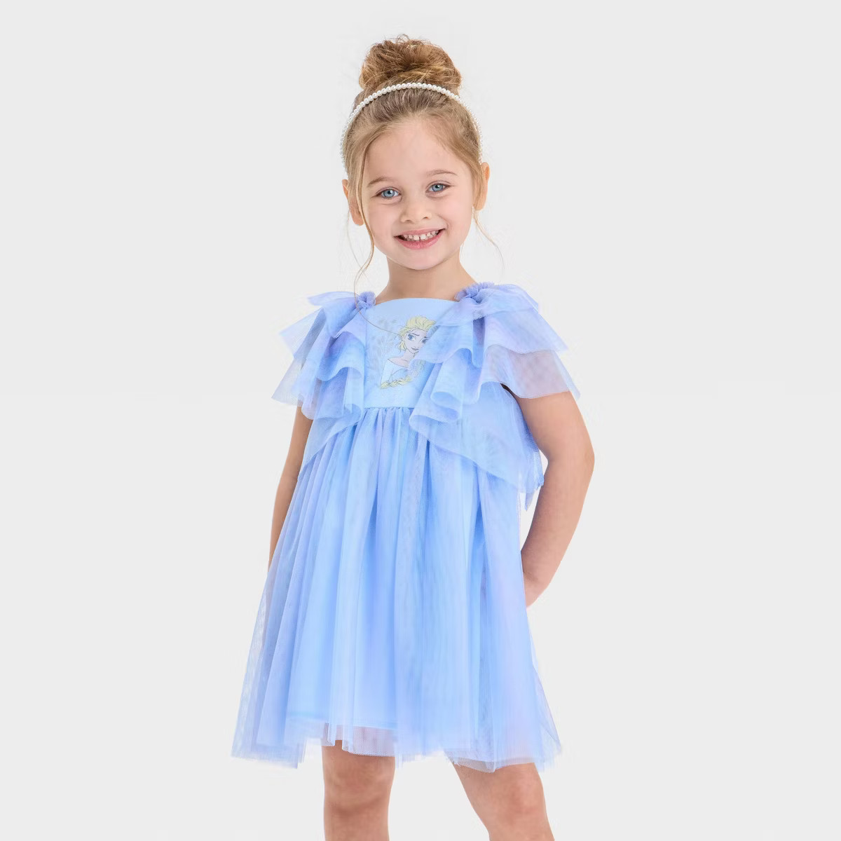 Toddler Girls' Disney Elsa Frozen Ombre Dress - Blue/Purple | Target