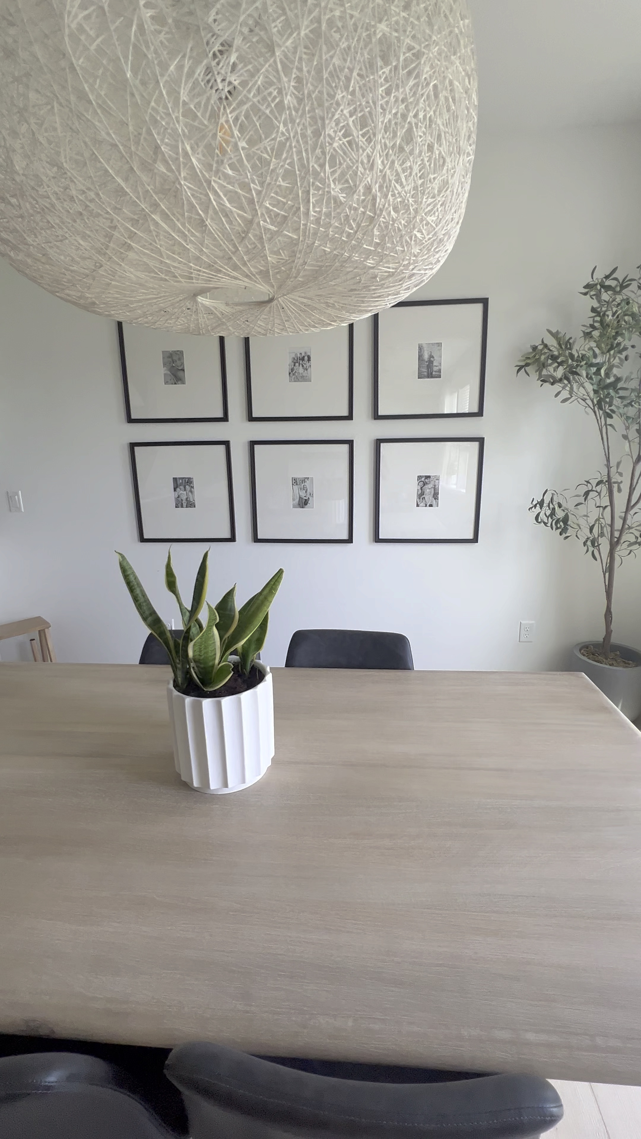 Dining room, dining table, olive tree, pot, vase, fluted pot, dining chair, decor, accent, pendant lighting, chandelier, gallery wall, frames, plant, target, and Amazon.

#LTKhome #LTKunder100 #LTKunder50