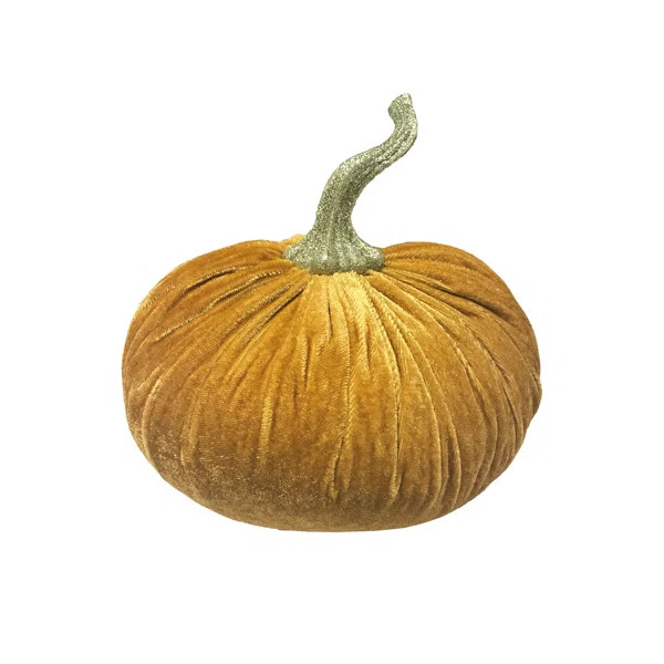 Velvet Pumpkin Decorative Accent | Wayfair North America