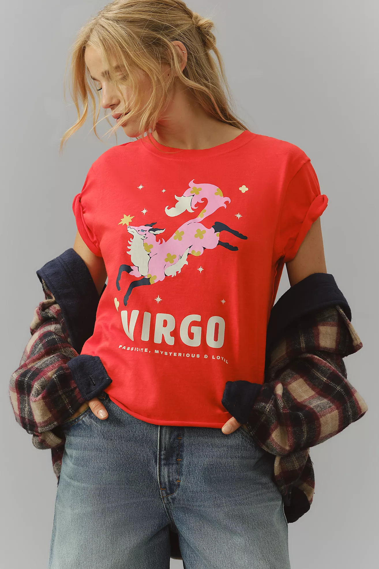 Lou Benesch Stargazer Zodiac Graphic Tee | Anthropologie (US)