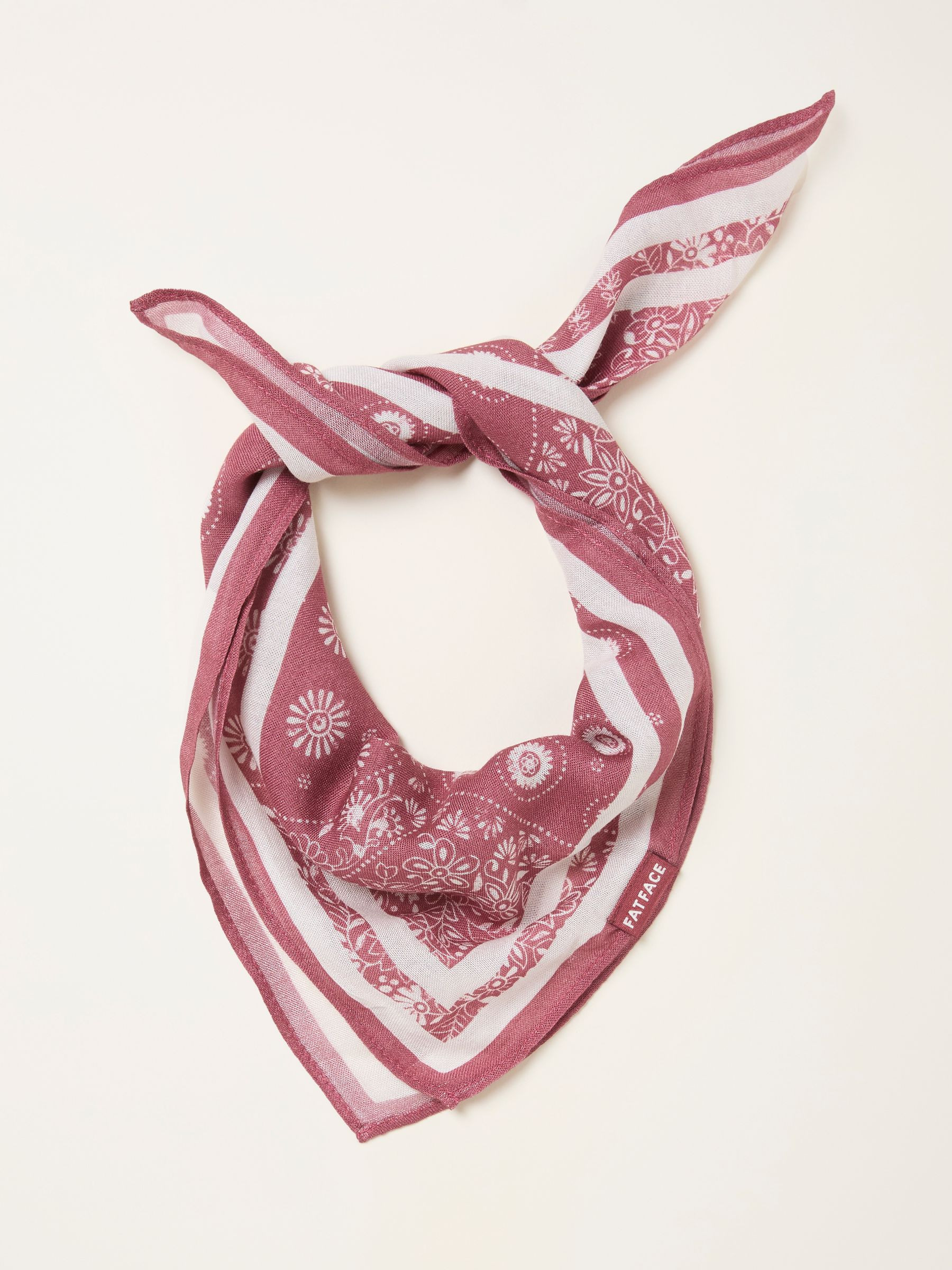 Pink Patchwork Bandana Hair Scarf | FatFace | Fat Face