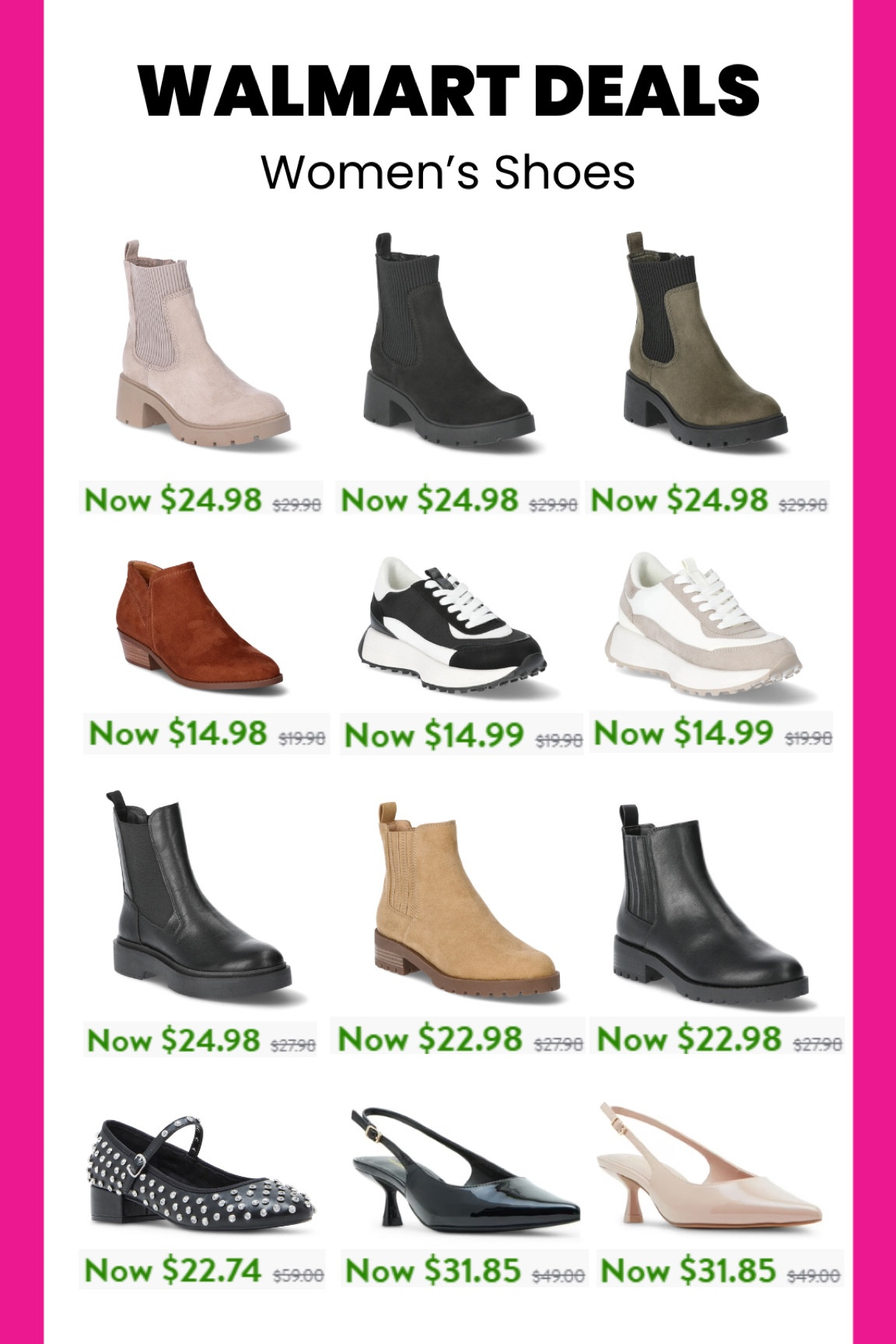 Walmart shoes on sale! 

#LTKSaleAlert #LTKShoeCrush