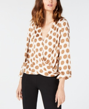 I.n.c. Blouson Polka-Dot Top, Created for Macy's | Macys (US)