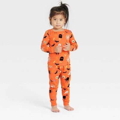 Toddler Halloween Matching Family Pajama Set - Hyde & EEK! Boutique™ Orange | Target