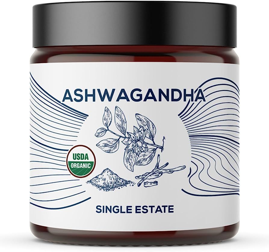 One Farm by WAAYB Organic Ashwagandha Powder, Non-GMO, Fair-Trade, Vegan, Gluten Free, Single Ori... | Amazon (US)