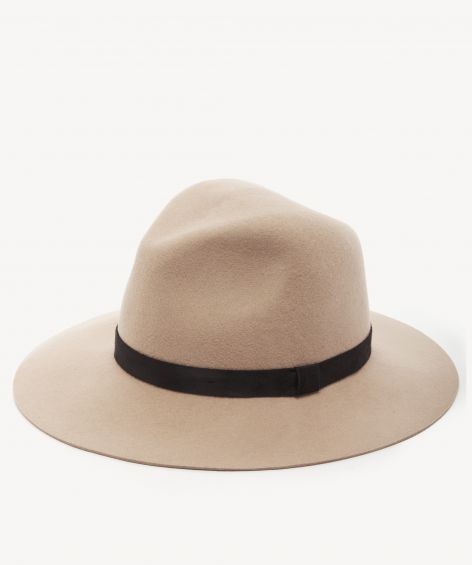 Wool Structured Hat w/ Genuine Suede Band | Sole Society (US)