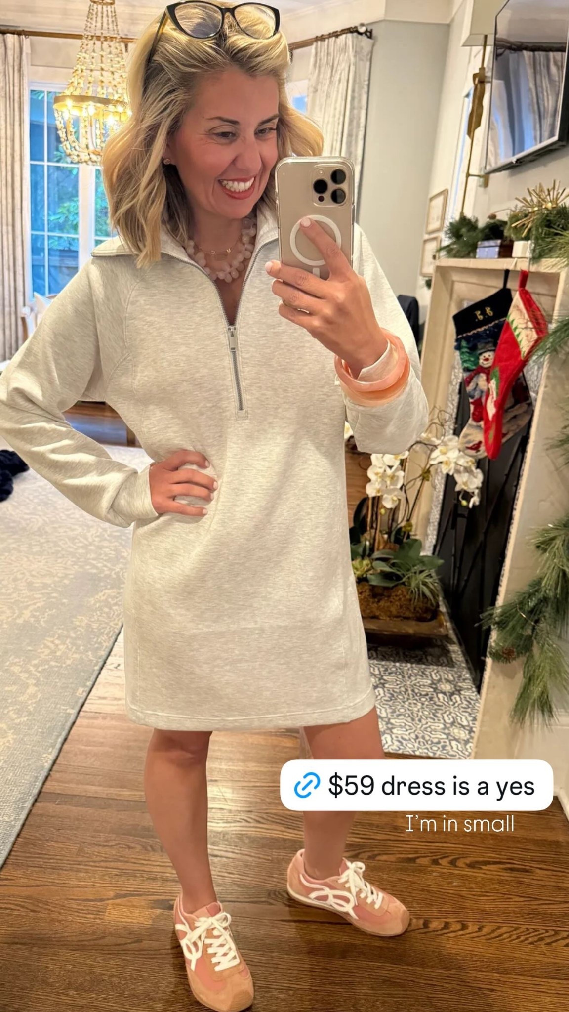 The best throw on and go dress! I’m in a small and it’s on major sale for $59!

Sneakers - 8

#LTKdayinmylife #LTKSaleAlert #LTKmomlife