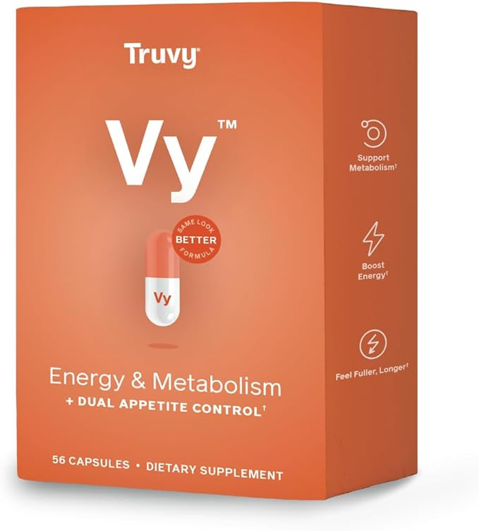 Truvy Vy Dual Appetite Suppressant for Weight Loss - 30-Day Kit - Energy & Metabolism Booster - F... | Amazon (US)