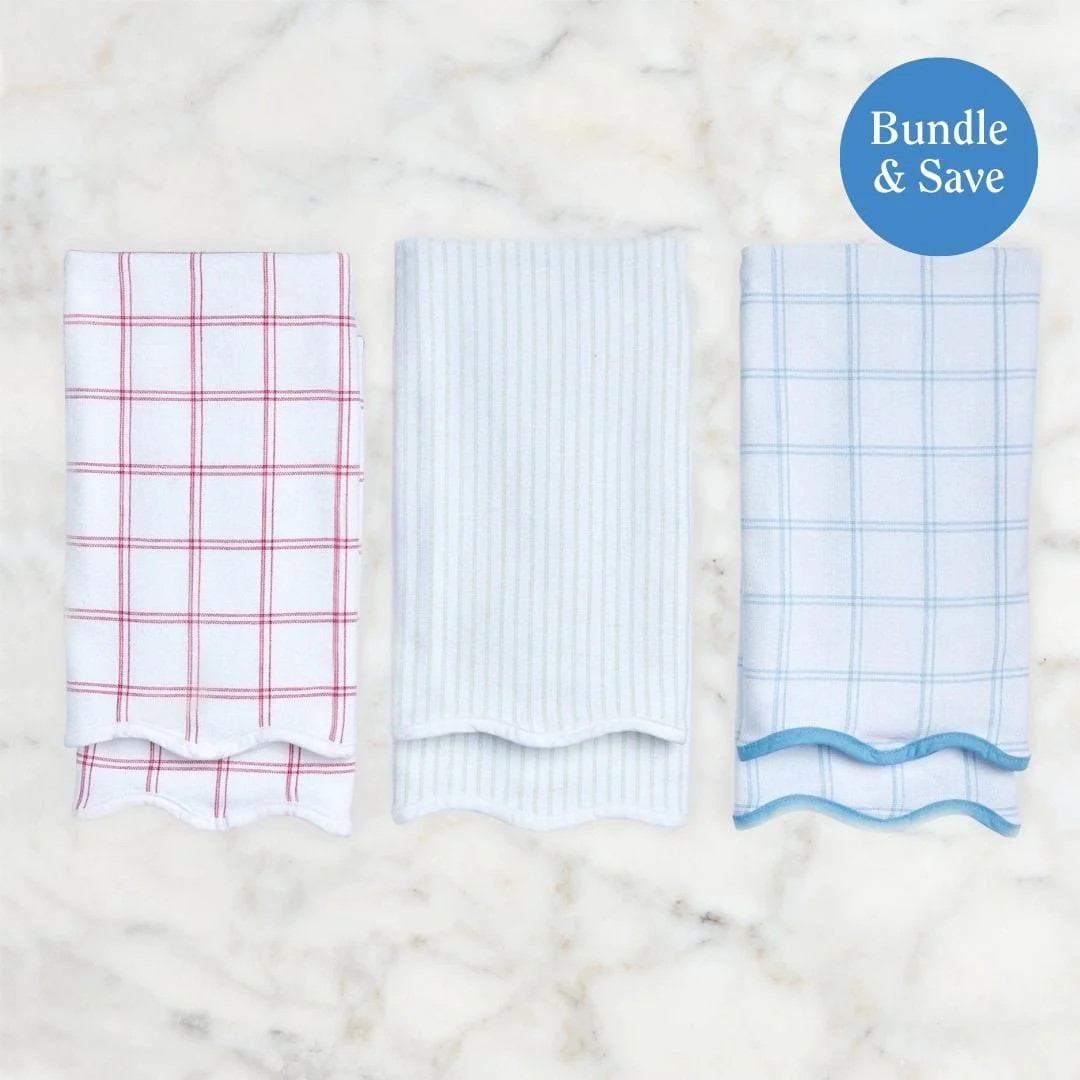 Monogrammed Kitchen Towel Bundle | Weezie | Weezie Towels