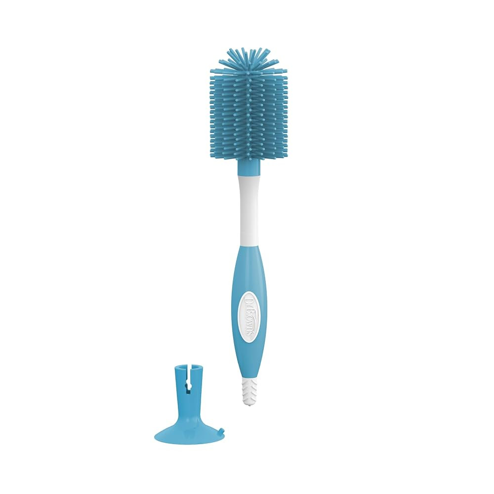 Dr. Brown's Soft Touch No Scratch Baby Bottle Cleaning Brush Nipple Cleaner with Stand and Storag... | Amazon (US)