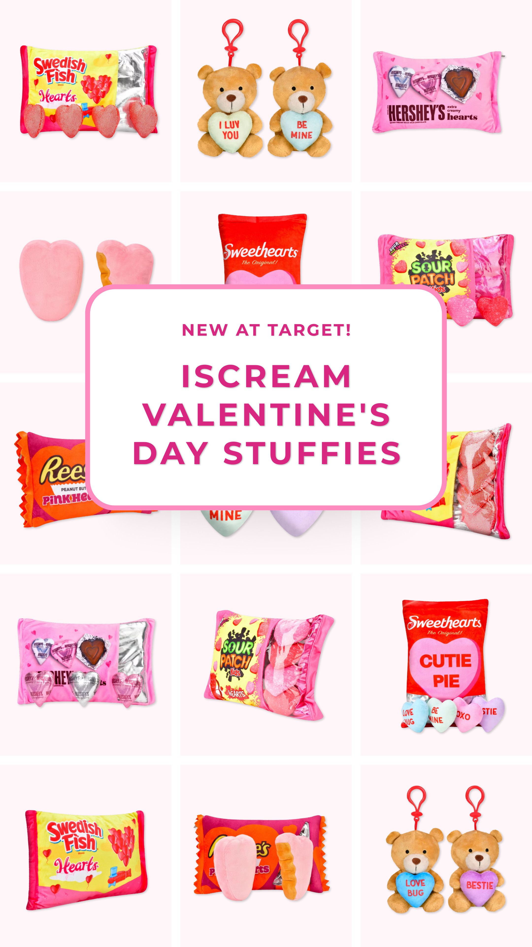 Your candy craving called and it wants these sweet Iscream Valentine's Day stuffies! 🩷 ❤️ 🤍  

 #LTKfoodie #LTKSeasonal #LTKKids