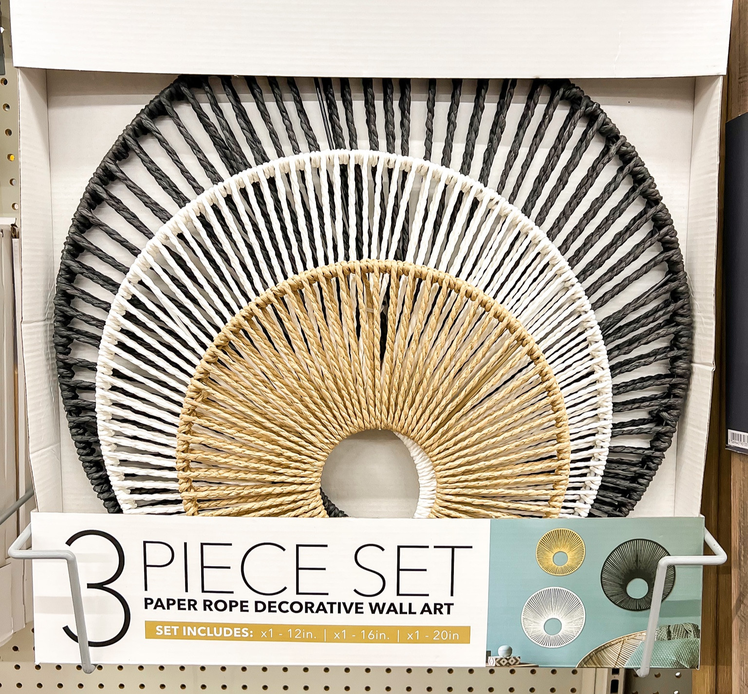 Round Paper Rope Wall Decor … curated on LTK