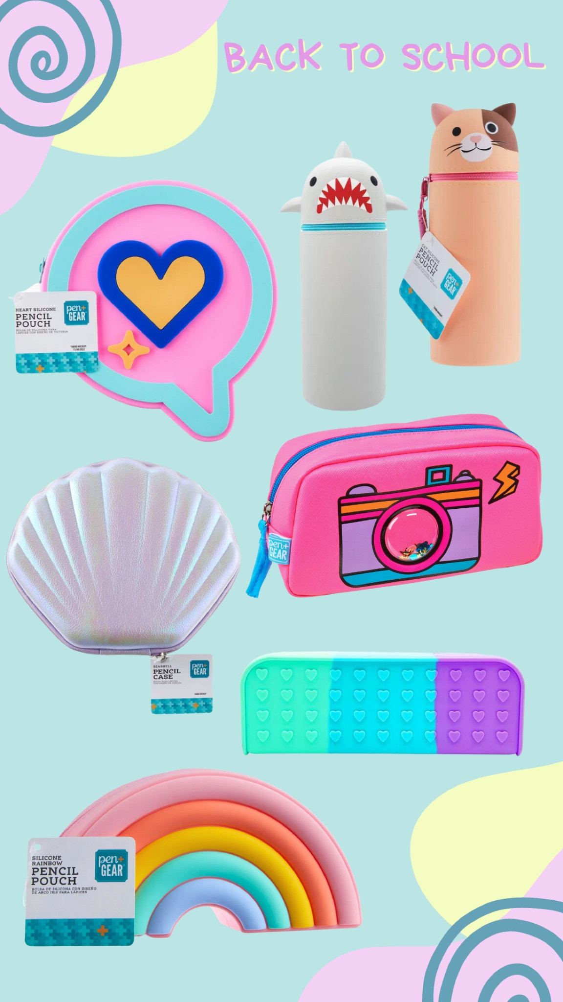 Cute pencil pouches for boys and girls at Walmart! #walmart #backtoschool #schoolsupplies 

#LTKBacktoSchool