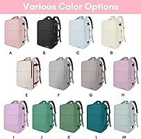 Taygeer Travel Backpack for Women, Carry On Backpack with USB Charging Port & Shoe Pouch, TSA 15.... | Amazon (US)