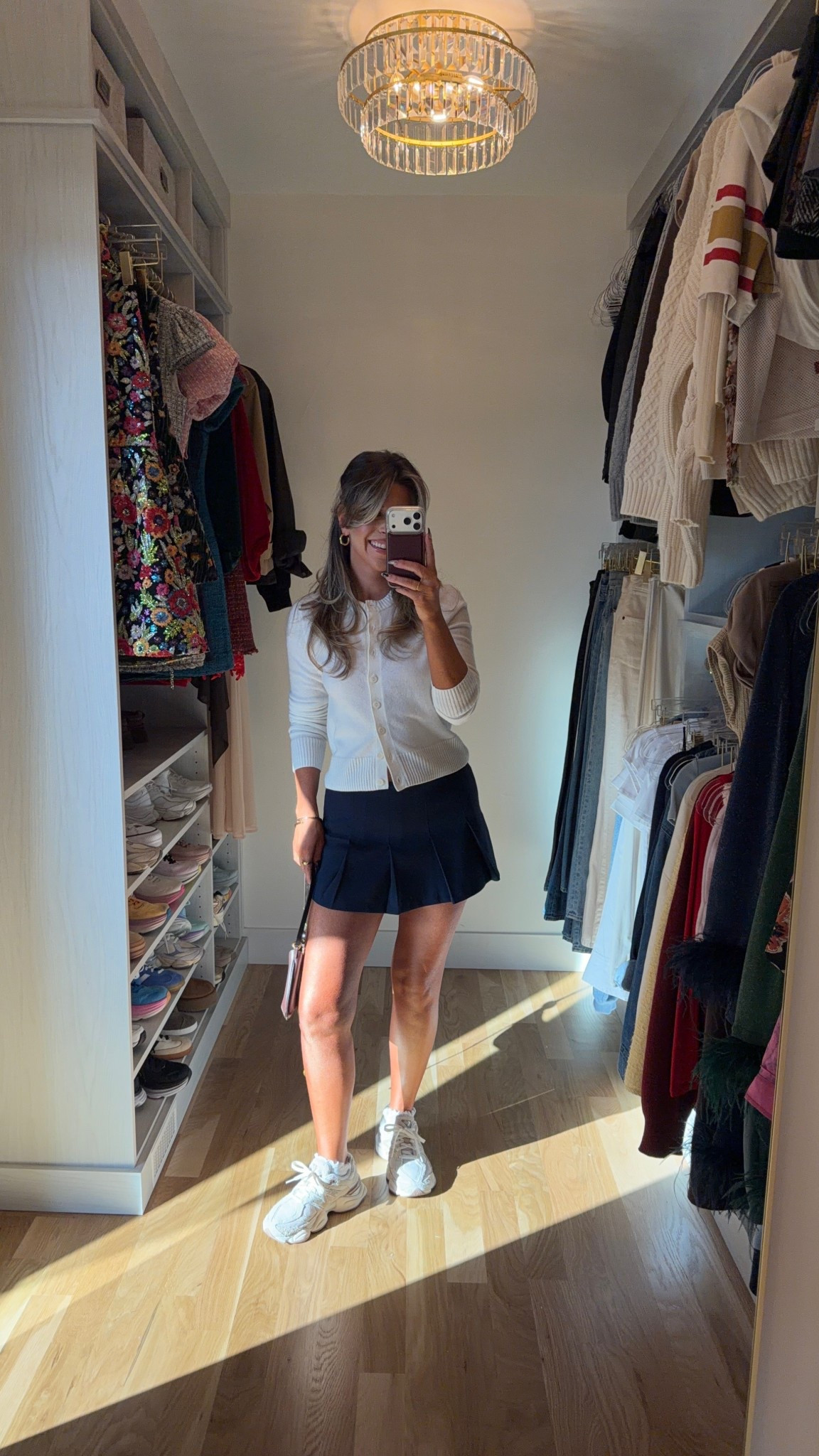 Abercrombie fall everyday casual workwear cardigan with navy skortt paired chunky

Electric picks code: emerson20

Wearing my usual smalls

Casual everyday
Walking date
Lunch date
Girls day
Abercrombie fall outfit
Winter transitional
Cardigan
Navy skort

#LTKSeasonal #LTKParties #LTKStyleTip