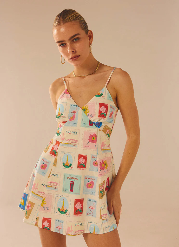 Solara Mini Dress - Paradise Dreams | Peppermayo (Global)