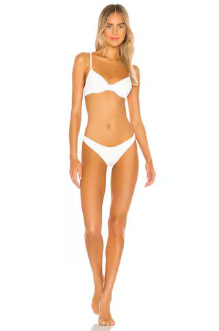 BEACH RIOT Island Bikini Bottom in White from Revolve.com | Revolve Clothing (Global)