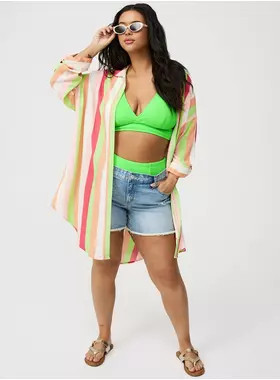 Oversized Kimono Shirt | Torrid (US & Canada)