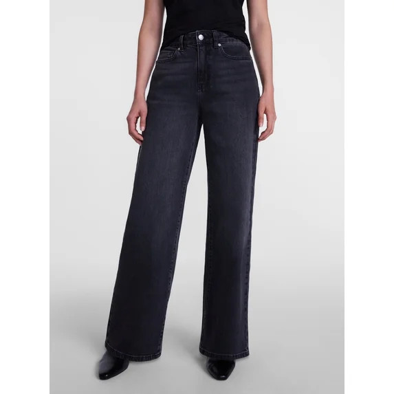 Scenario Women's Wide Leg Jeans, Sizes 0-20 | Walmart (US)