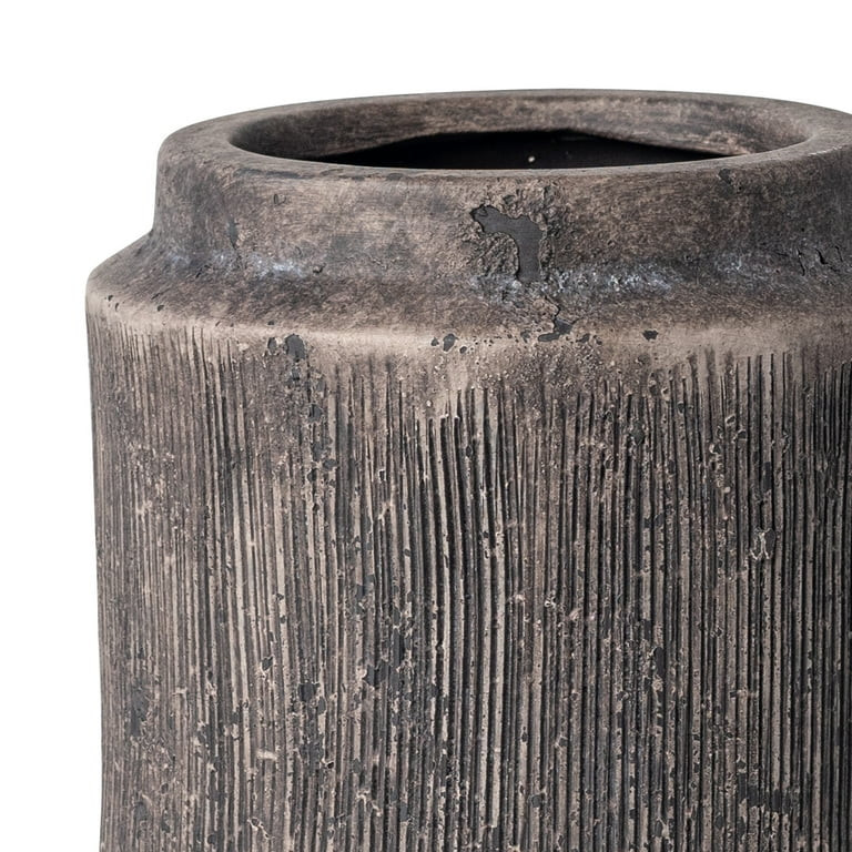 Better Homes & Gardens Pottery 6" Alexander Ceramic Planter, Brown | Walmart (US)