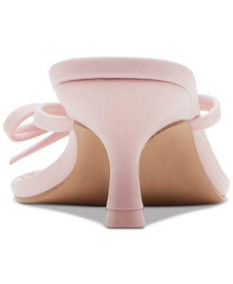 Charlotte Kitten-Heel Bow Dress Sandals | Macy's