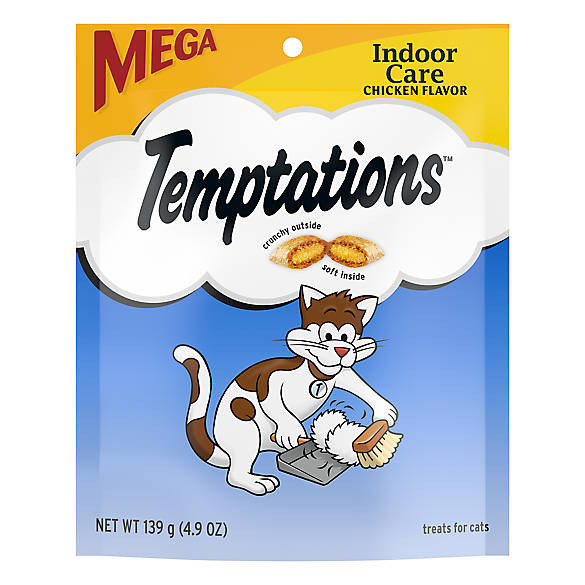 Temptations&trade; Classic Adult Cat Treats - Indoor Care, Soft & Crunchy, Chicken | PetSmart