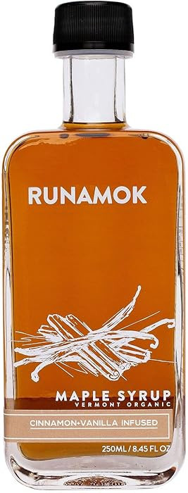 Runamok Maple Cinnamon-Vanilla Infused Maple Syrup - Authentic & Real Vermont Maple Syrup | Glute... | Amazon (US)