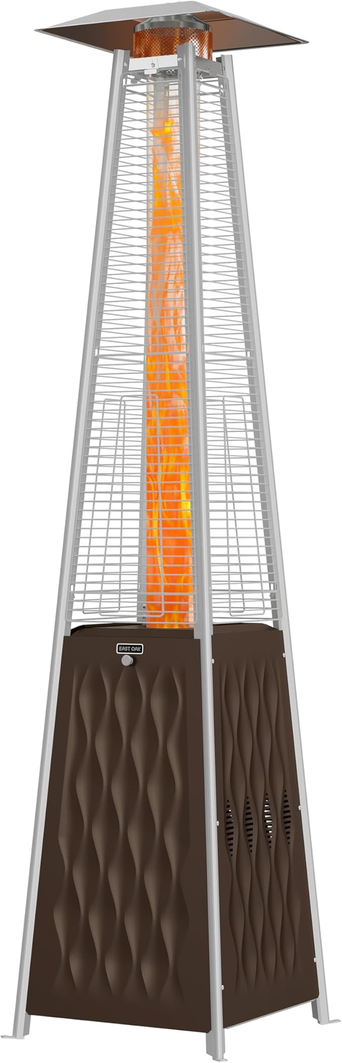 EAST OAK Pyramid Patio Heater, 48,000 BTU Outdoor Patio Heater, Quartz Glass Tube Propane Heater,... | Amazon (US)