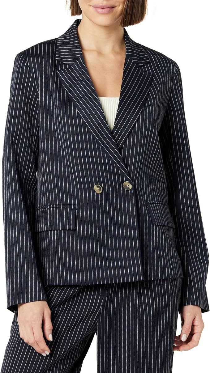 The Drop Women's Plus Size Liza Relaxed Double-Breasted Blazer | Amazon (US)